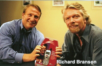 Mark Thompson with Richard Branson