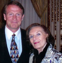 Mark Thompson with Frances Hesselbein