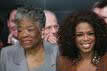 Maya Angelou and Oprah Winfrey