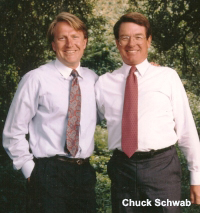 Mark Thompson wiht Chuck Schwab